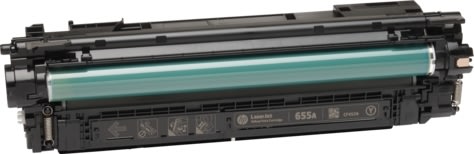 HP no 655A CF452A lasertoner, gul, 10500s