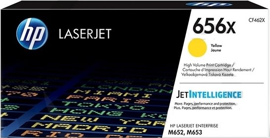 HP no 656X CF462X lasertoner, gul, 22000s
