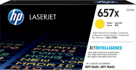 HP no 657X CF472X lasertoner, gul, 23000s