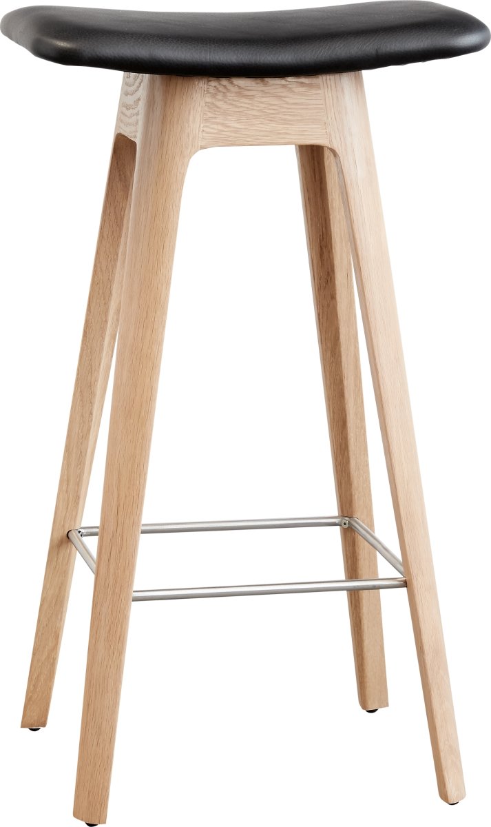 HC1 Barstol, Hvidpigmenteret Eg, H 80 cm