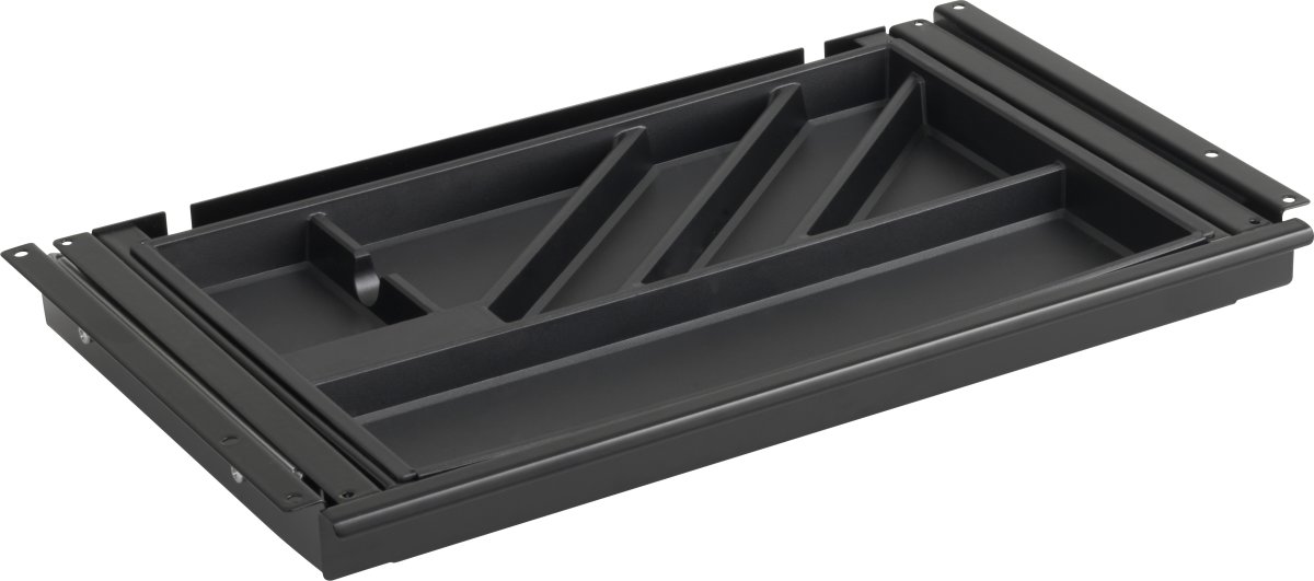 Slim Tray Small udtræksskuffe i sort - Bestil den her | Lomax