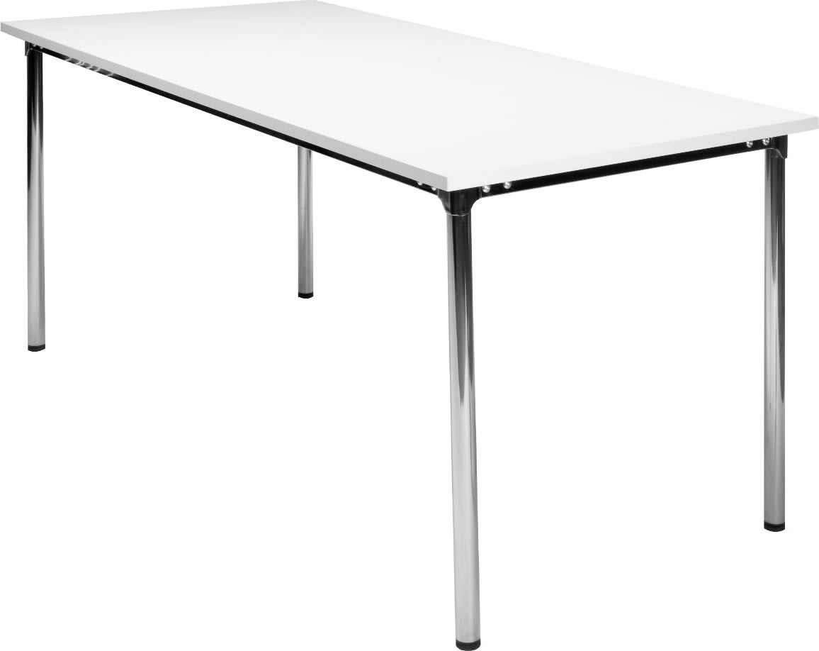 Eminent kantinebord 180x80 cm hvid laminat