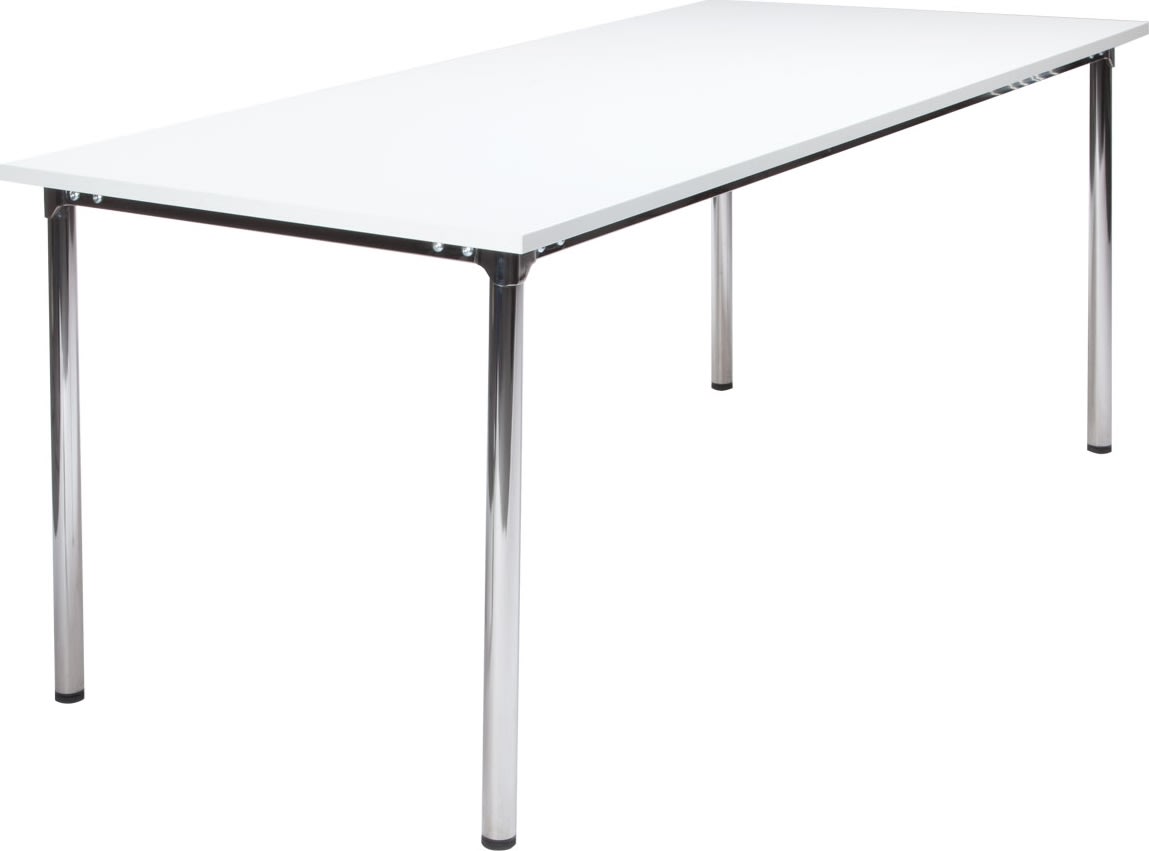 Eminent kantinebord 180x80 cm hvid laminat