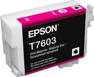 Epson T76034010 blækpatron 25.9 ml., klar magenta