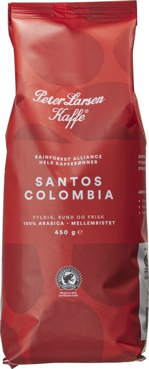 Peter Larsen Santos Colombia Helbønner, 450g - se her! | Lomax A/S