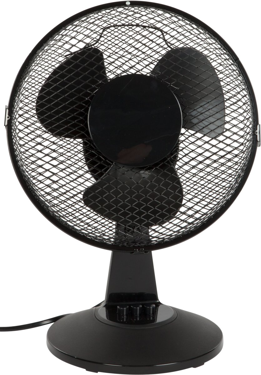 Bordventilator 23 cm, sort