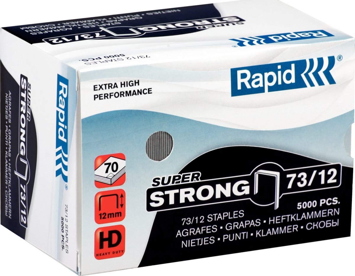 Rapid SuperStrong Hæfteklamme | 73/12 | 5000 stk.