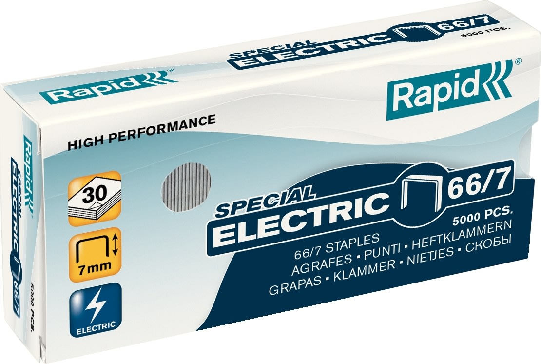 Rapid Strong Hæfteklamme | 66/7 | 5000 stk.
