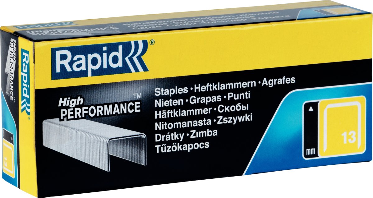 Rapid Hæfteklamme | No.13 | 13/6 | 5000 stk.