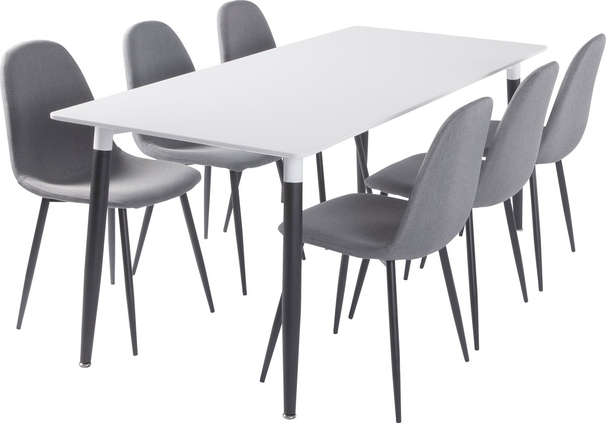 Bred vifte Sovesal Canada Room mødebordssæt med bord og 6 stole - Køb hos Lomax! - Fri Fragt | Lomax  A/S
