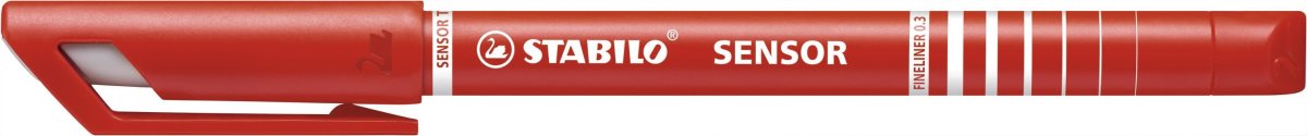 Stabilo Sensor Fineliner | F | Rød