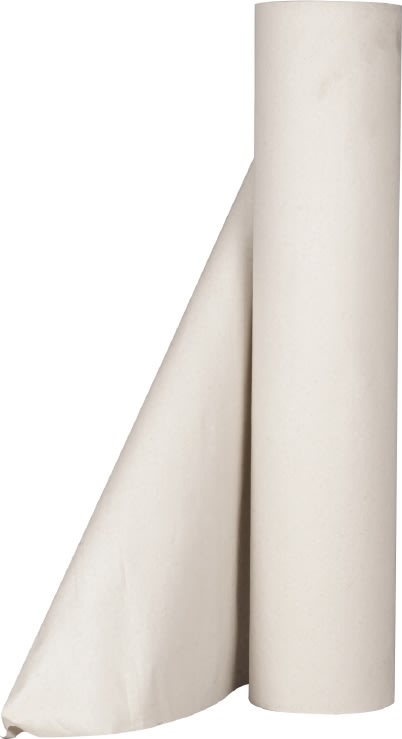 Lejepapir u. PE, 50 cm x 70 m, 1-lags, naturfarvet