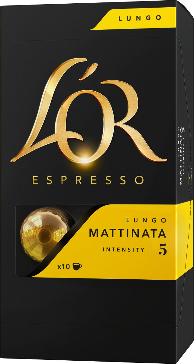 L'Or Capsule Mattinata Kaffekapsler, 10 stk.