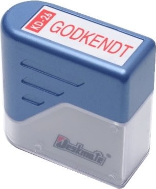 Deskmate Stempel | Godkendt