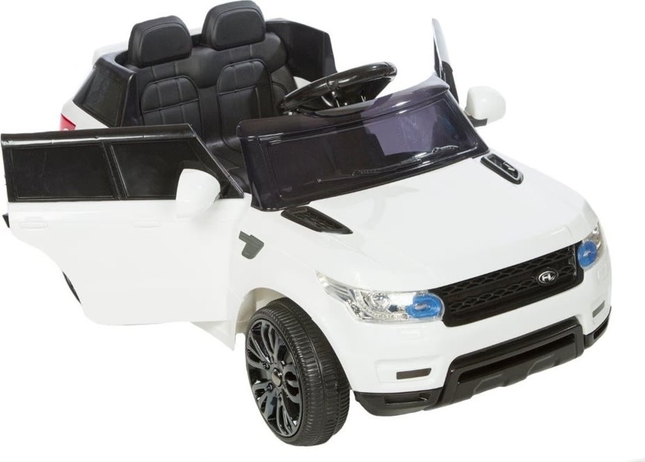 Elbil Azeno Rapid Racer mini-bil, 12V, hvid