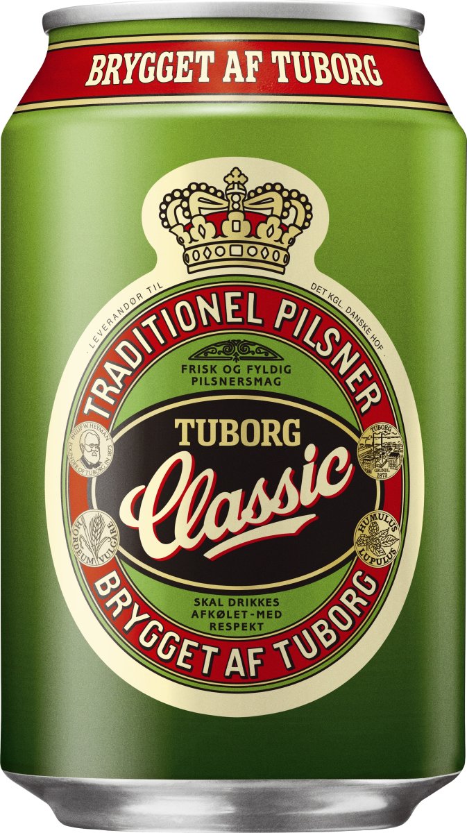 Tuborg Classic 33 cl inkl. pant