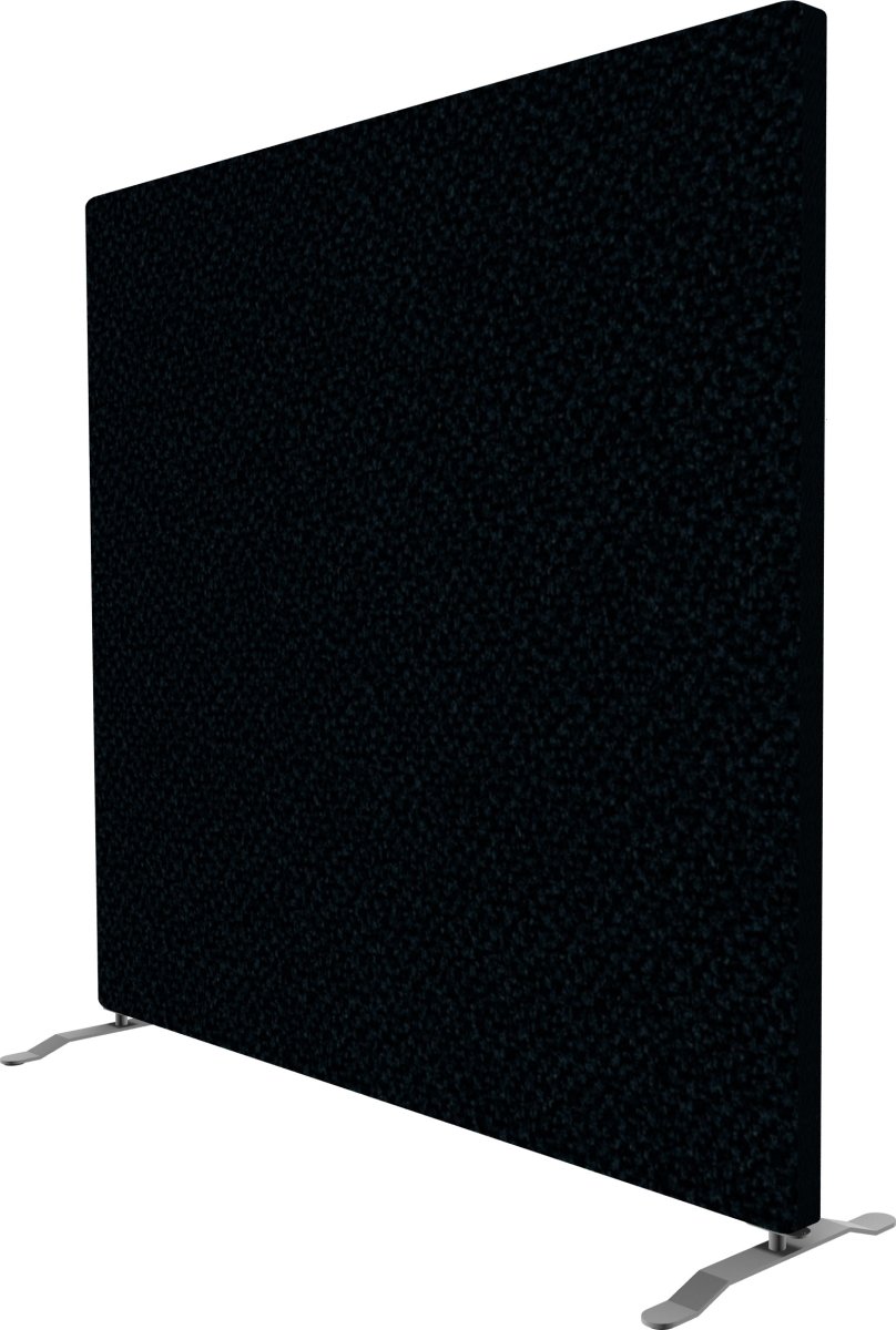 Easy skærmvæg H125xB140 cm sort, inkl. ben