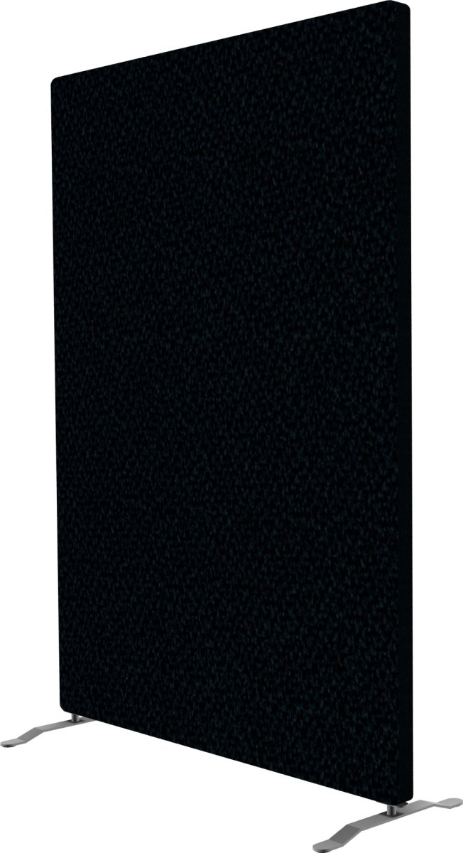Easy skærmvæg H155xB120 cm sort, inkl. ben