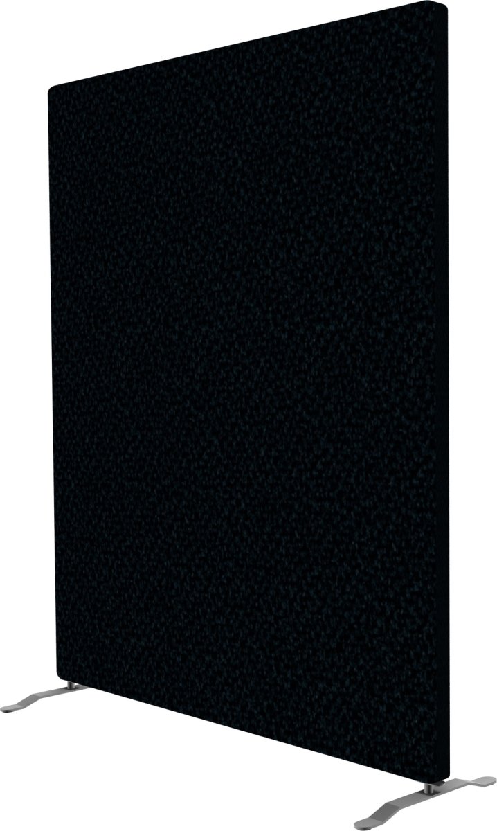 Easy skærmvæg H155xB140 cm sort, inkl. ben