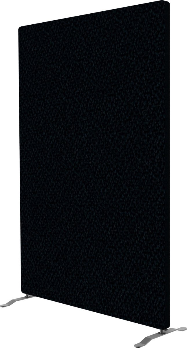 Easy skærmvæg H170xB120 cm sort, inkl. ben
