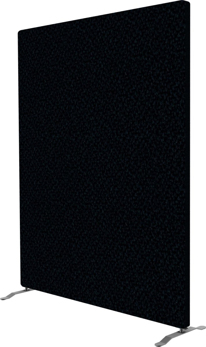Easy skærmvæg H170xB140 cm sort, inkl. ben