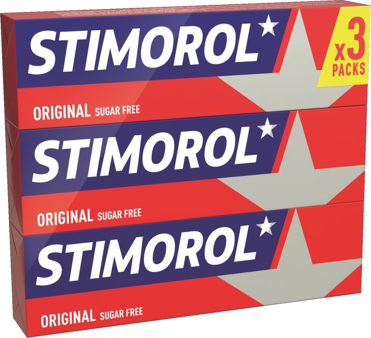 Stimorol Orginal Tyggegummi, 3 pakker