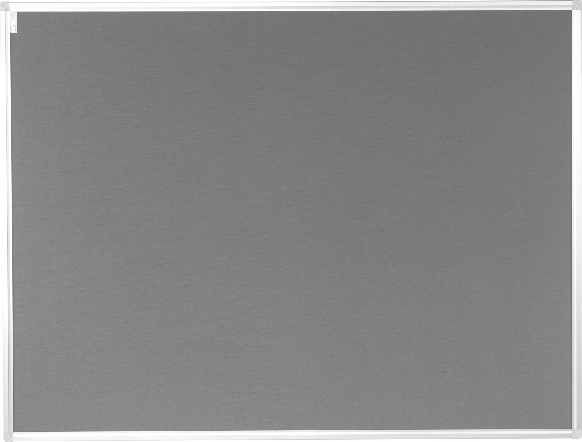 Vanerum opslagstavle 102,5x152,5 cm, grå bomuld