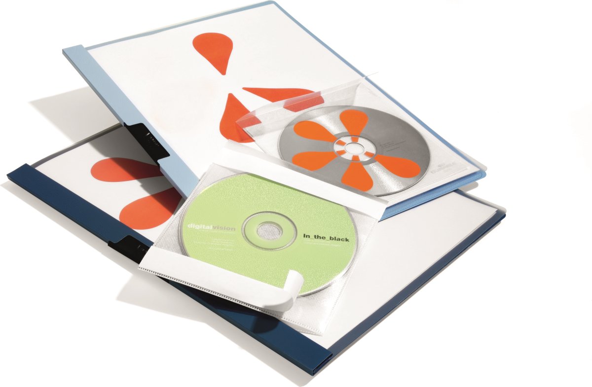 Durable CD-lomme | Selvklæ. | 10 stk.