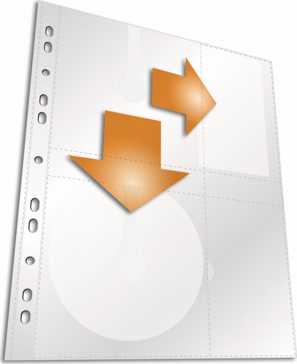 Durable CD-lomme | A4 | 5 stk.