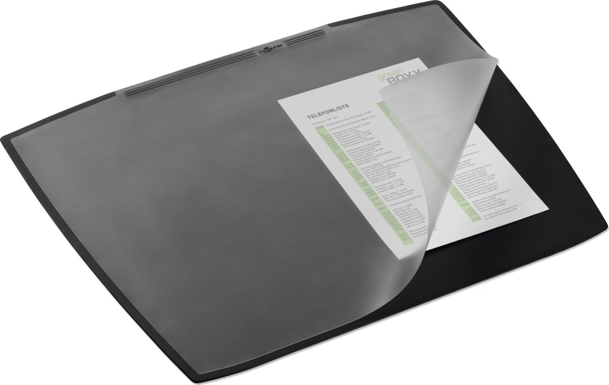 Durable Artwork Skriveunderlag | Med cover | Sort