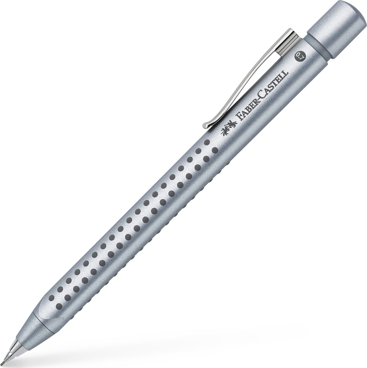 Faber-Castell Grip Stiftblyant | 0,7 mm | Sølv