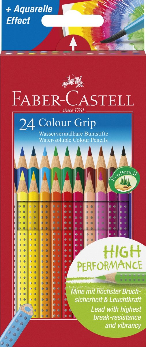 Faber-Castell Grip Farveblyanter | 24 farver