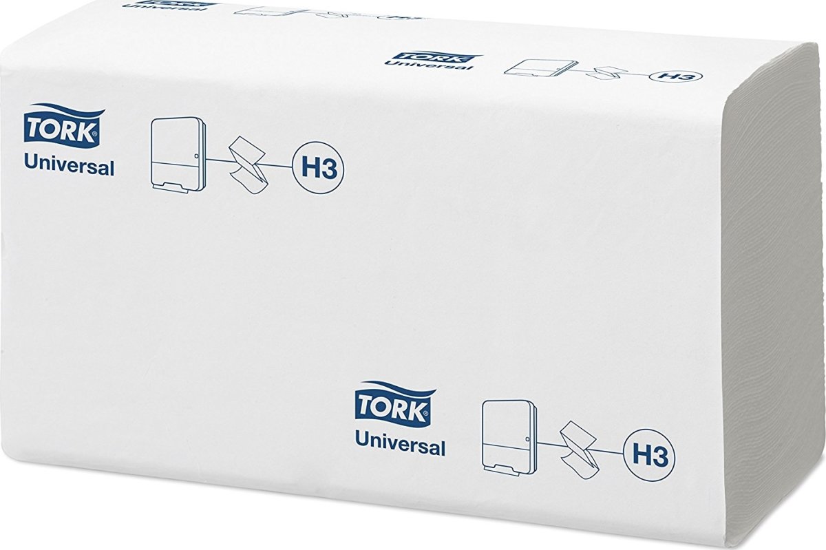 Tork H3 Universal Håndklædeark, zig-zag fold,15 pk