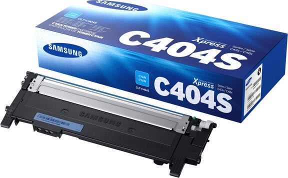 Samsung CLT-C404S Lasertoner, blå, 1000s