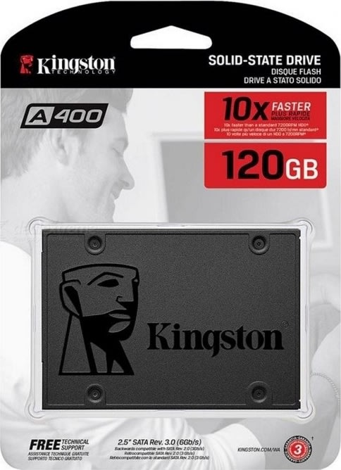 Kingston A400 ekstern harddisk SSD 2.5" - 120 GB