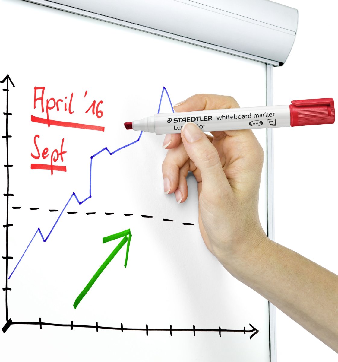 Staedtler 351B Whiteboard Marker | 4 farver