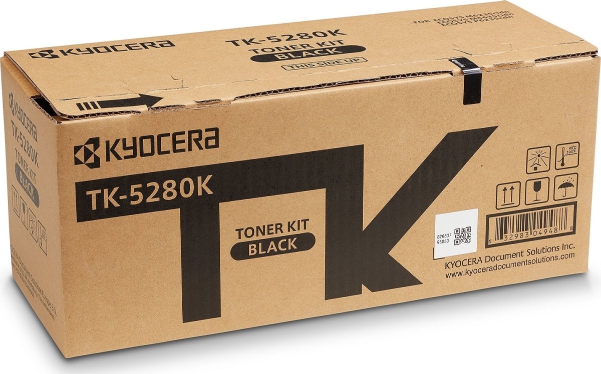 Kyocera TK-5280K Lasertoner, sort, 13.000s