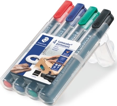 Staedtler 350 Permanent Marker | 4 farver