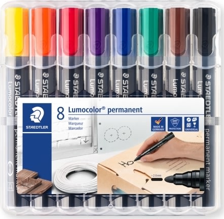 Staedtler 352 Permanent Marker | 8 farver