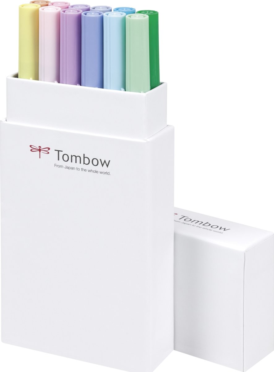 Tombow ABT Dual Penseltusser | Pastel | 12 stk.