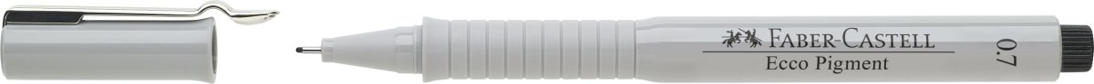 Faber-Castell Pigment Fineliner | 0,7 mm | Sort
