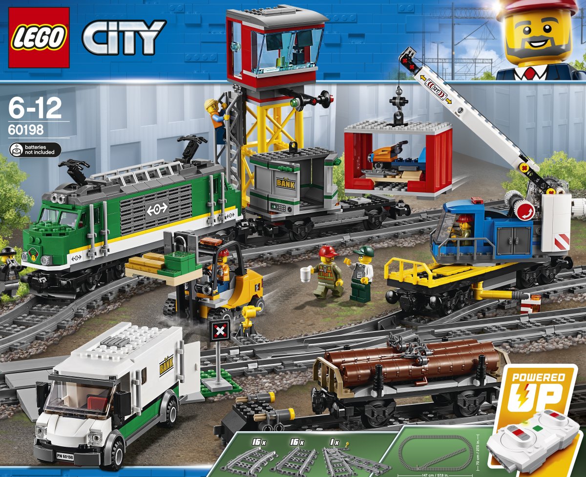 Pludselig nedstigning Udlevering Let LEGO City Train 60198 Godstog - Køb her! - Fri Fragt | Lomax A/S