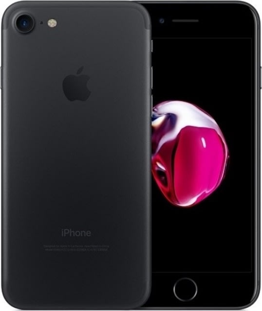 Brugt Apple iPhone 7 med 128GB i sort - Køb hos lomax.dk - Fri Fragt