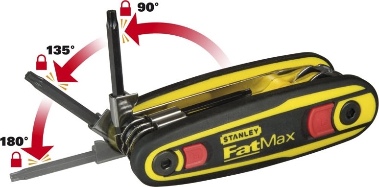 Stanley stiftnøgle sæt, Torx, 8 dele