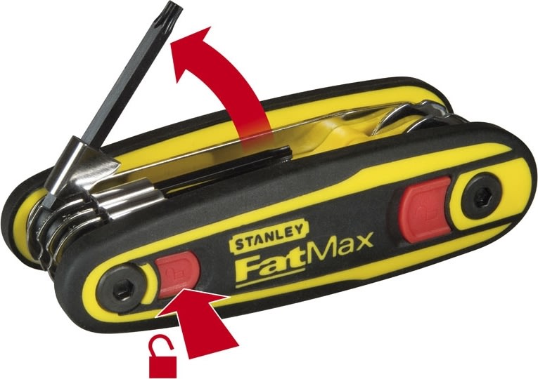 Stanley stiftnøgle sæt, Torx, 8 dele