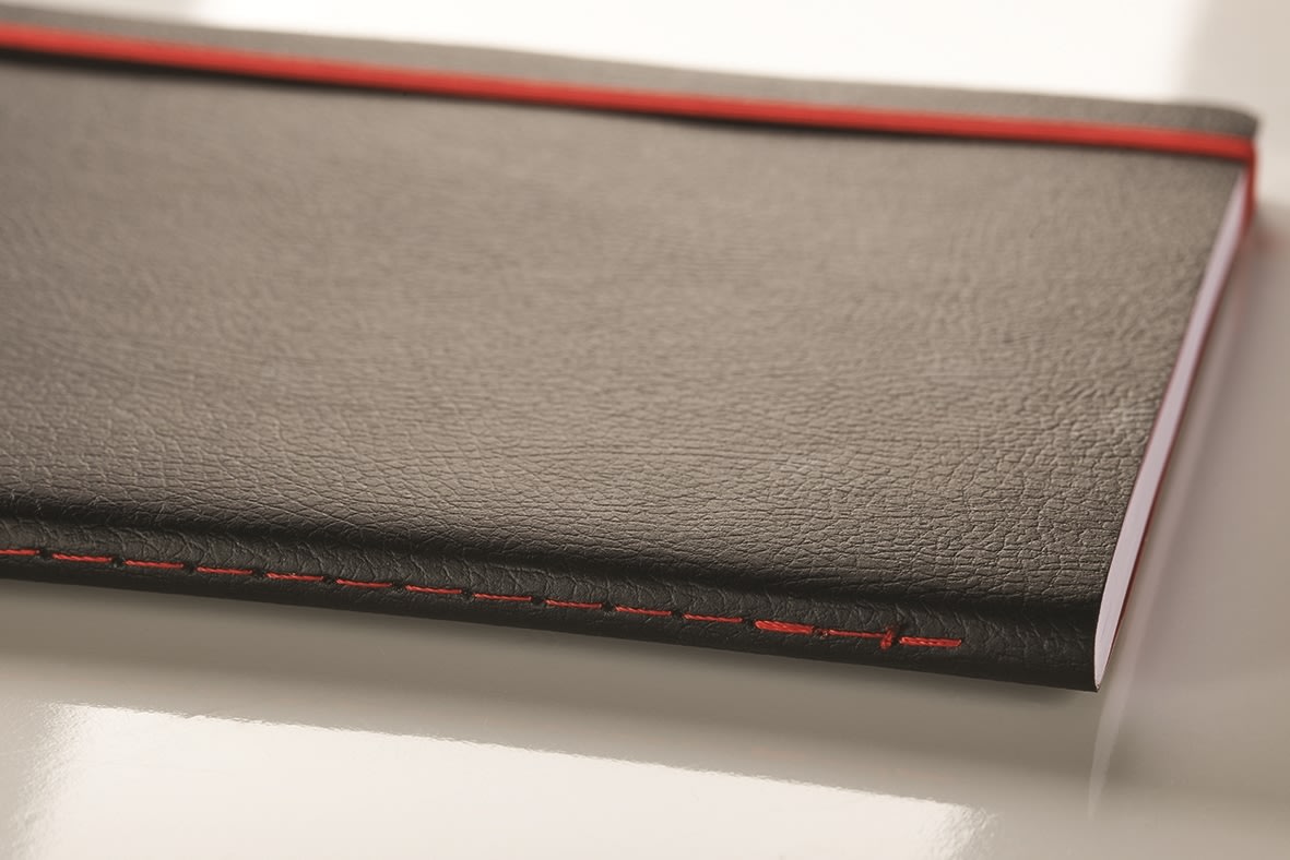 Oxford Black n'Red Soft Notesbog | A5 | Linjeret