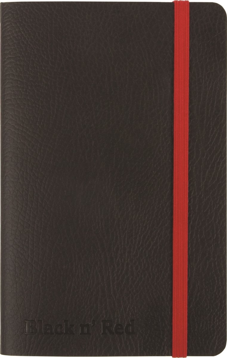 Oxford Black n'Red Soft Notesbog | A6 | Linjeret