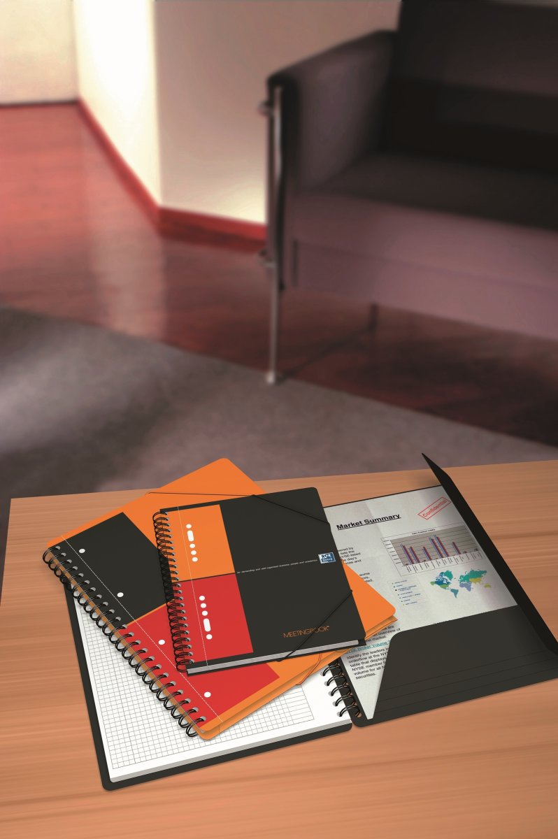 Oxford Int. Meetingbook Spiralbog A4+ | Linjeret