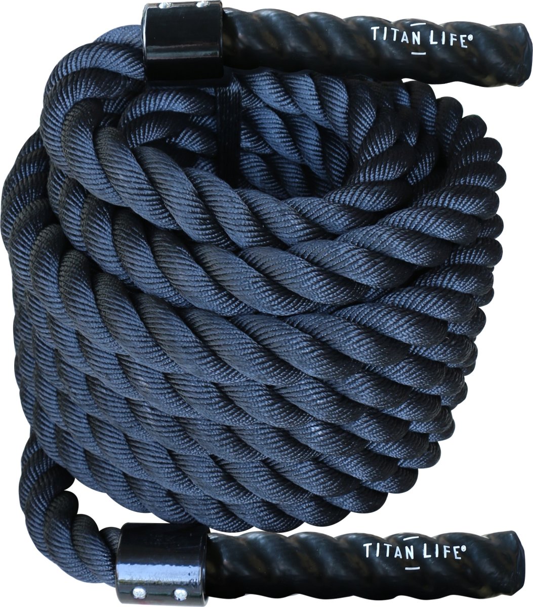 Titan Life Gym rope, sort, 12m