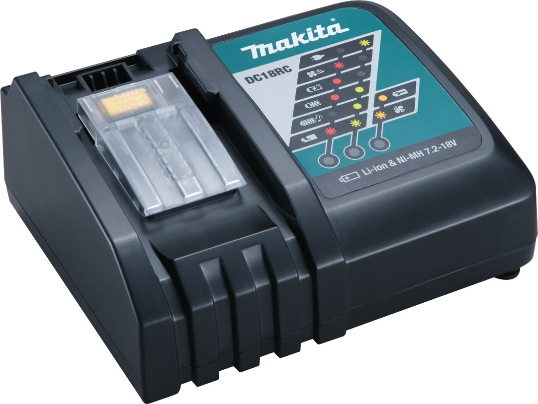 Makita Lynoplader til 14,4 + 18V batterier, DC18RC